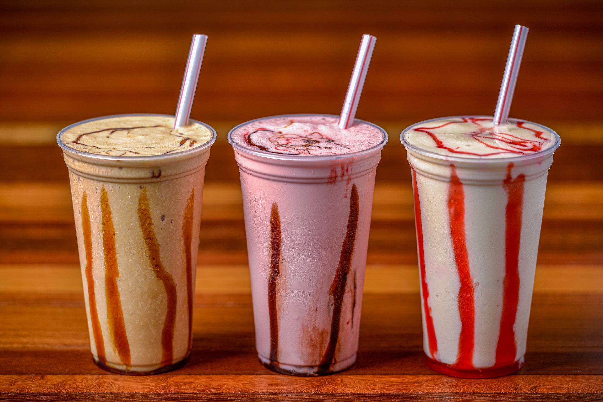Cremige Milchshakes